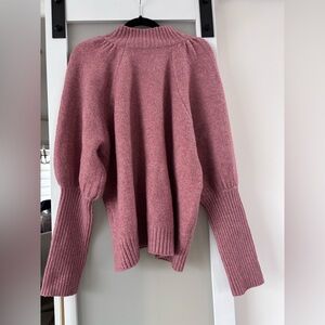 Eloquii Dusty Rose Cowl Neck Sweater